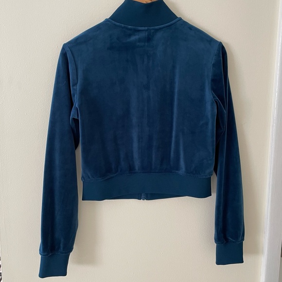 Guess Teal Velour Jacket - Picture 8 of 10